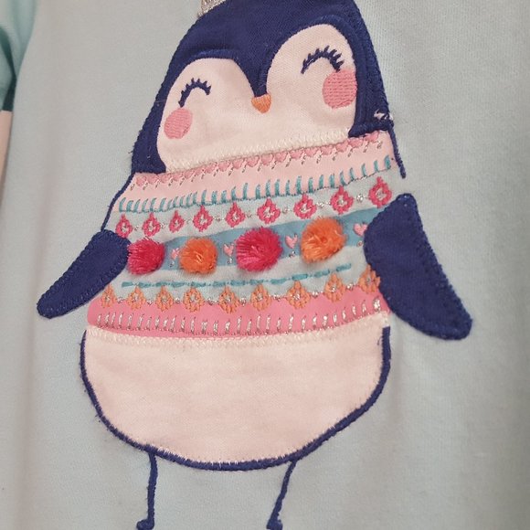 Christmas Winter Penguin Princess Tulle Dress - Picture 4 of 7